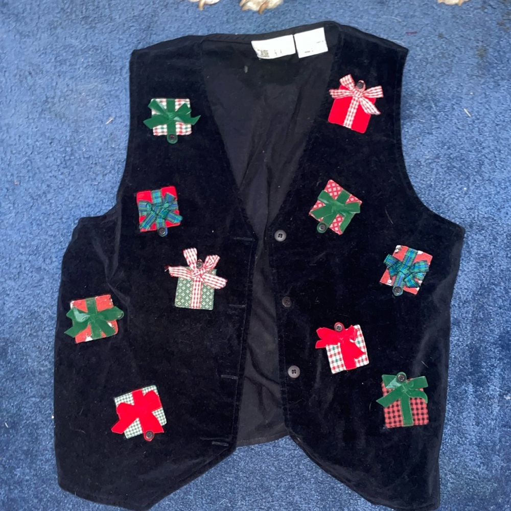 Tacky Christmas sweater vest